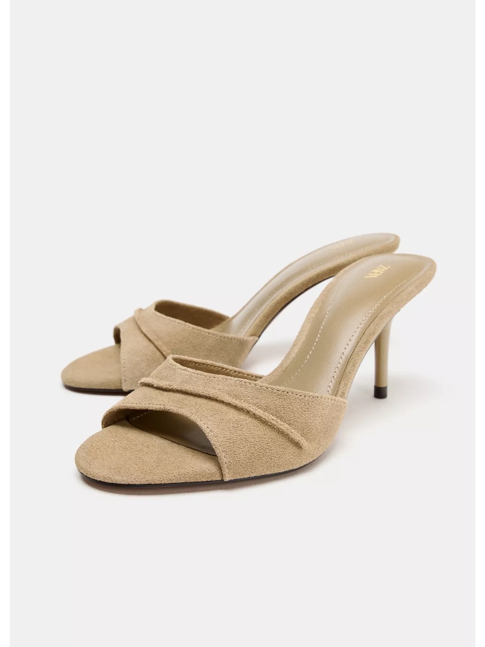Zara Leather Heeled Sandals